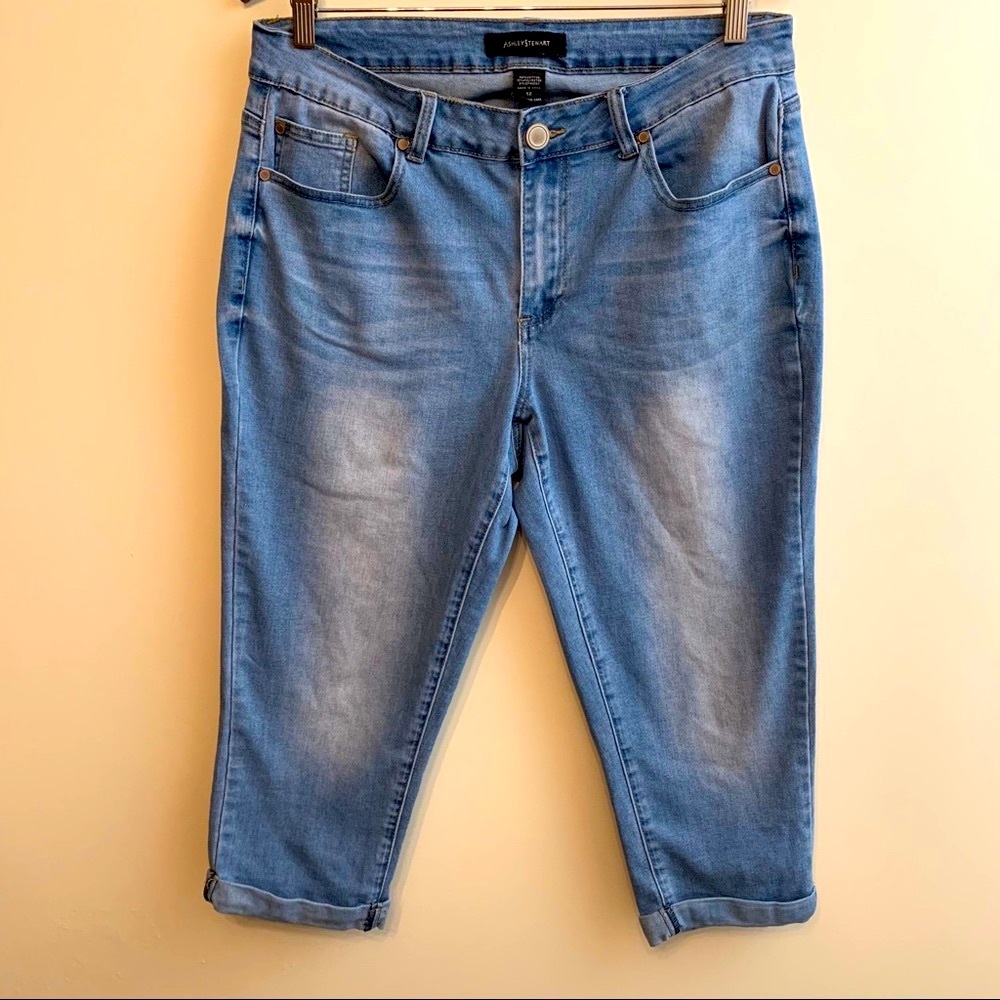Ashley Stewart Denim Capris